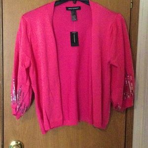 Ashley Stewart Sweater color pink NWT size 16/18